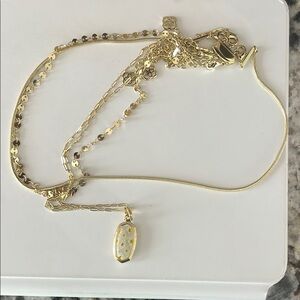 Kendra Scott Gold Necklace with Pendant
